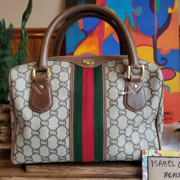 Vintage Gucci Boston Bag - Picture 3 of 16